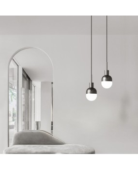 All copper Nordic headboard pendant light bedroom modern minimalist restaurant creative bar counter small pendant light Guangdong Zhongshan lighting
