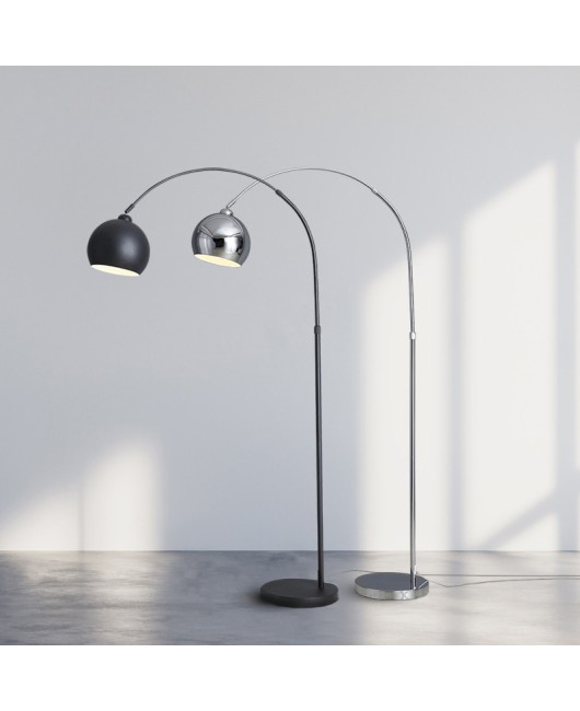 Italian light luxury floor lamp design sense without main light living room modern Nordic fishing light minimalist sofa upright light