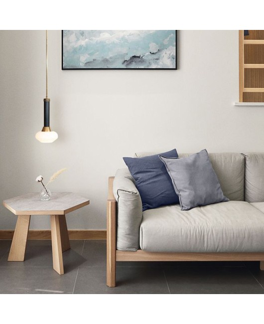 Postmodern creative glass bedside pendant light, simple bar counter designer, personalized dining room living room pendant light