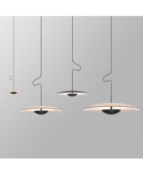 Nordic postmodern restaurant chandelier designer, creative personality, living room and study, fashionable and simple, internet famous flying saucer chandelier