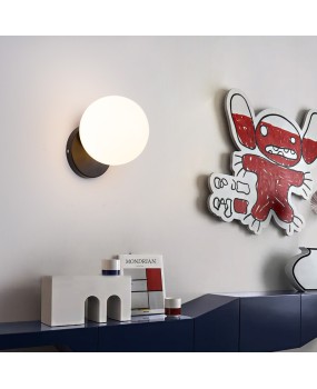 Bedroom wall lamp, Nordic living room background wall lamp, simple, modern, personalized and creative hotel hallway lamp, bedside lamp