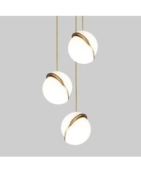 Nordic postmodern creative bedside pendant light acrylic moon light designer minimalist restaurant bedroom pendant light
