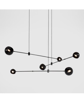 Postmodern geometric minimalism creative multi head living room chandelier art restaurant bedroom study designer chandelier