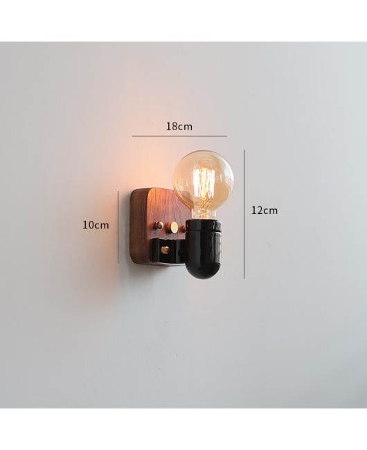 2023 New Vintage Ceramic Corridor, Personalized and Creative Coffee Shop, Bar Room, Bedlight, Bedroom Wall Light