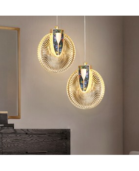 Bedhead pendant light, modern and minimalist Nordic internet celebrity long line, minimalist and luxurious, living room background wall atmosphere, bedroom small pendant light