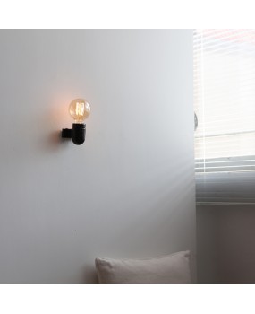 Ceramic retro wall lamp Japanese balcony Nordic designer style Nordic simple background wall shop window decoration lamp
