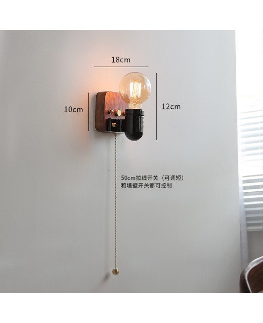 2023 New Vintage Ceramic Corridor, Personalized and Creative Coffee Shop, Bar Room, Bedlight, Bedroom Wall Light