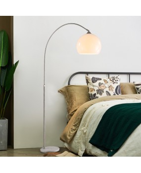 Nordic Creative LED Floor Lamp Living Room Bedroom Stainless Steel Floor Lamp Simple and Personalized Fishing Floor Lamp