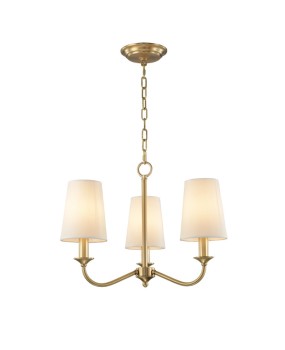 American style countryside living room copper pendant light European style minimalist bedroom study dining room children's lighting countryside fabric pendant light
