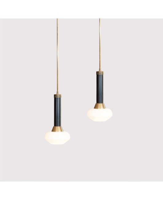 Postmodern creative glass bedside pendant light, simple bar counter designer, personalized dining room living room pendant light