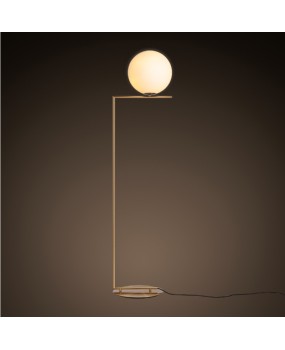 Manufacturer promotion for minimalist Nordic post-modern floor lamps in living rooms, glass spherical bedroom and study floor lamps