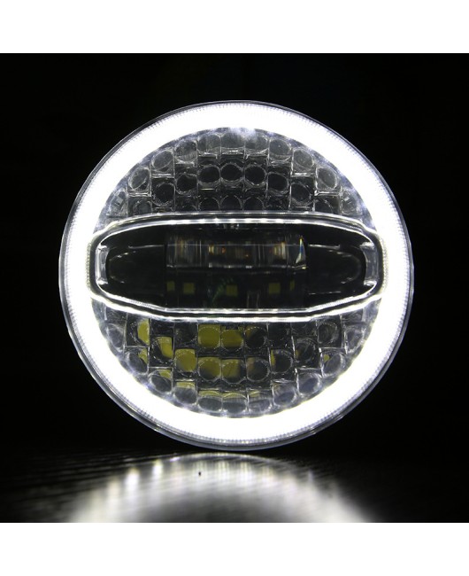 Suitable for JK Wrangler headlights, Jeep Harley 7-inch LED car lights, 2019 new high and low beam integrated lights