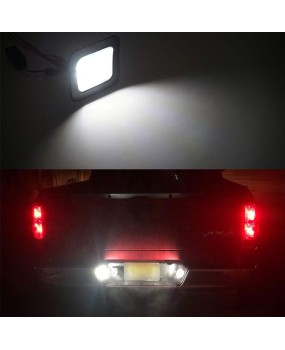 Suitable for Dodge license plate light square 12V white LED modification 03-18 license plate light