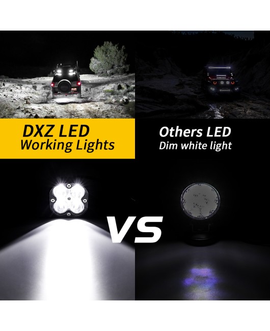3-inch 40W motorcycle, off-road vehicle, running lights, LED headlights, fog lights, headlights, spotlights, spotlights