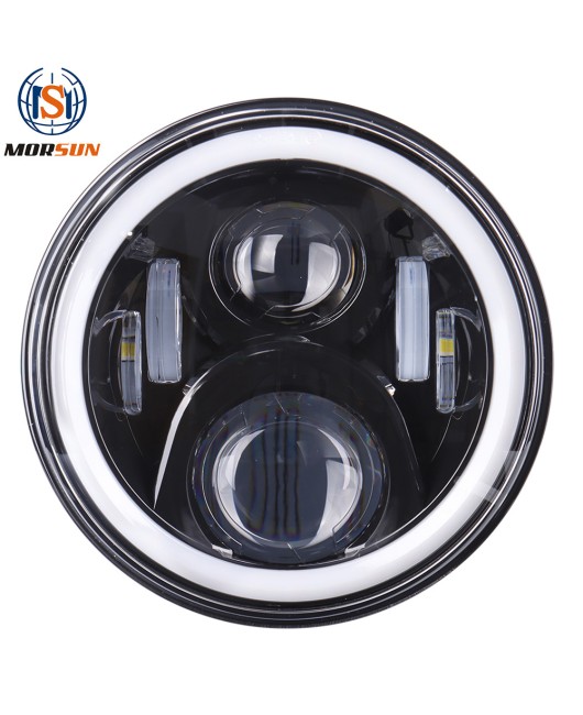 Car lights LED headlights suitable for 7-inch Wrangler Jeep motorcycle Harley modified high and low beam headlights cross-border
