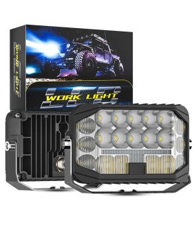 5 '' lnch inch driving light, car LED work light, mixed light strip DRL daytime running light, off-road vehicle spotlight