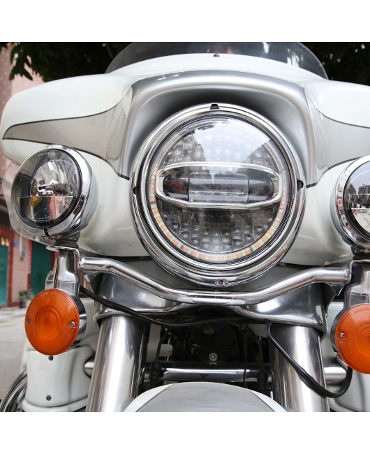 Suitable for JK Wrangler headlights, Jeep Harley 7-inch LED car lights, 2019 new high and low beam integrated lights