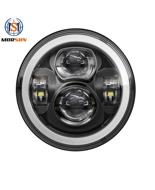 Suitable for 7-inch Jeep Wrangler headlights, LED car lights, motorcycle headlights, 7-inch headlights, Z-shaped tangent line