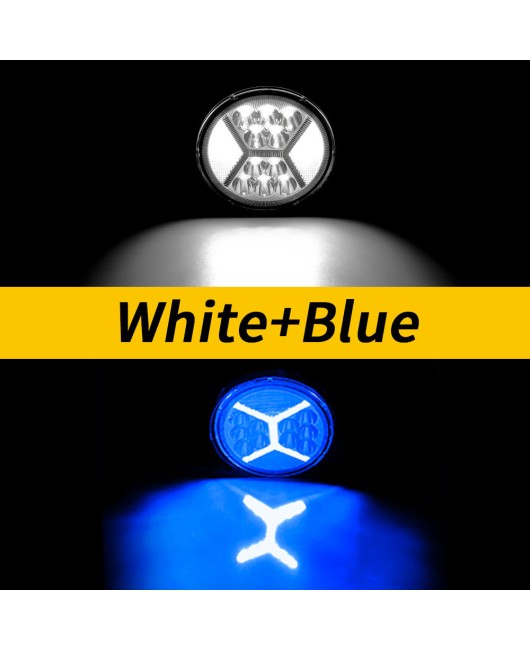 Car LED work light, circular 4-inch 39 light, modified spotlight, motorcycle DRL with aperture burst flash fork light