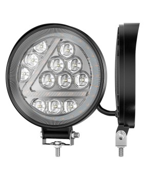 4-inch large field daytime running light with aperture, circular work light, automotive LED work light, auxiliary lighting 12-24V