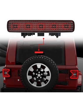 Suitable for Jeep Wrangler JL high mounted brake light LED spare tire warning light brake light Jeep Wrangler modified accessories