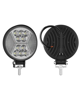 Car LED work light, circular 4-inch 39 light, modified spotlight, motorcycle DRL with aperture burst flash fork light