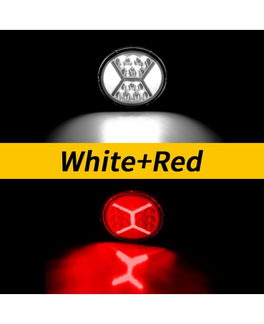 Car LED work light, circular 4-inch 39 light, modified spotlight, motorcycle DRL with aperture burst flash fork light