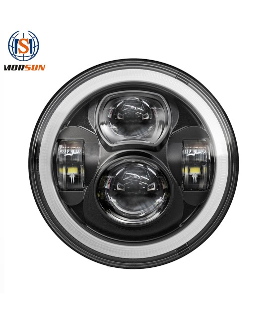 Suitable for 7-inch Jeep Wrangler headlights, LED car lights, motorcycle headlights, 7-inch headlights, Z-shaped tangent line