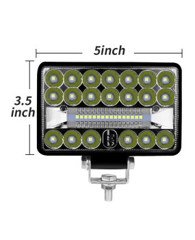 4-inch large field LED work light 36 lights 108W mixed light white light car auxiliary light truck headlight spotlight