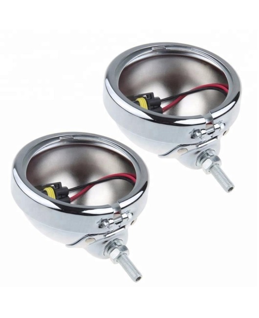 Suitable for installing 4.5-inch Harley Davidson iron shell fog lamp housing and auxiliary lamp housing (excluding lamp)