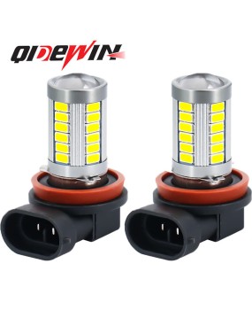 Car LED fog light H4 H11 front fog light 5630 33SMD car light white motorcycle light 12V