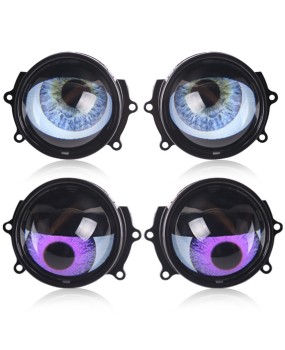 3-inch dynamic devil's eye car eye light suitable for lens LED headlights modified blink devil's eye car light