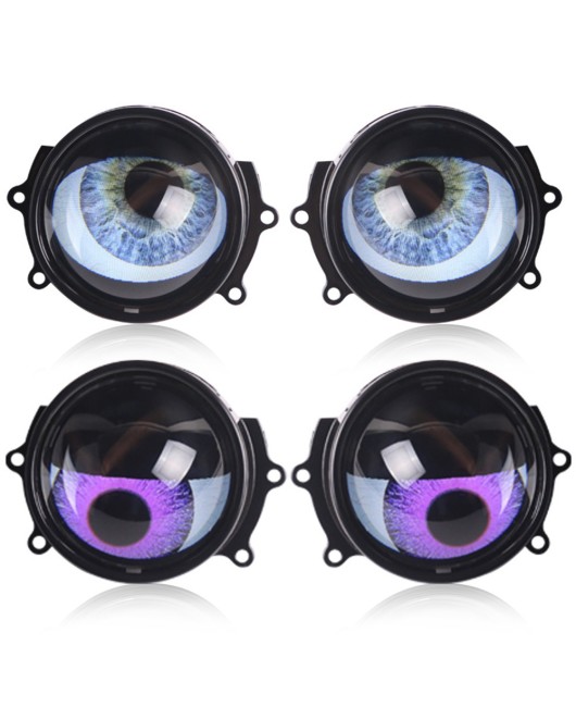 3-inch dynamic devil's eye car eye light suitable for lens LED headlights modified blink devil's eye car light