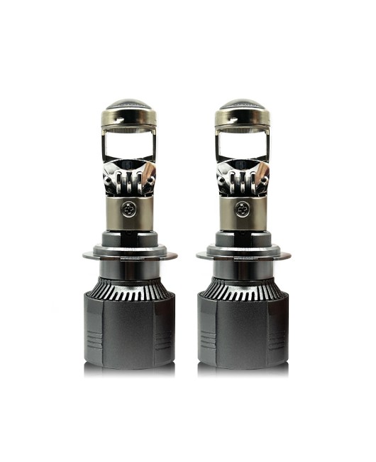 Car LED headlights H4H7 dual lens high beam cannonSuitable for Y9Pro car light modification accessoriesCross border exclusive supply