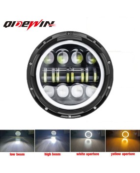7-inch Wrangler headlights 80W16 bead car LED headlights Harley motorcycle headlights modified headlights