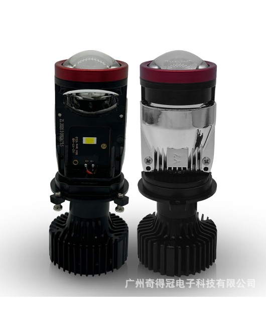Car LED headlights H4H7 dual lens high beam cannonSuitable for Y9Pro car light modification accessoriesCross border exclusive supply