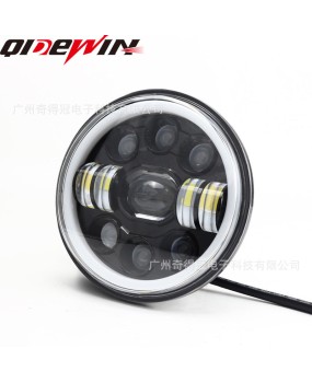 5.75-inch Wrangler Large Light, White Yellow Aperture, Harley Motorcycle Spotlight, Off road Front Light, Modified Light