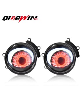 3-inch dynamic devil's eye car eye light suitable for lens LED headlights modified blink devil's eye car light