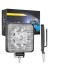 DXZ car spotlight LED work light 4-inch square 9-light 27W auxiliary light 4x4 modified off-road vehicle driving light