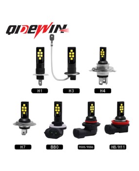 Car LED fog lights H3 881 880 H1 4014 30smd high brightness car front fog lights H11 LED headlights