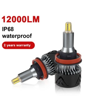 Factory source: 360 degree high-power LED car headlights, integrated high and low beam LED headlights, ultra bright spotlight headlights
