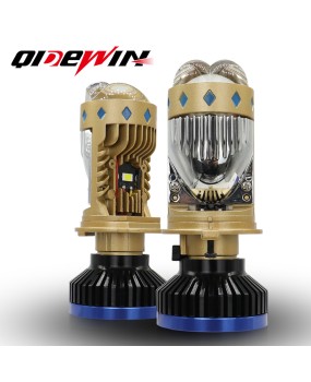 Cross border exclusive T8 car LED headlights with dual lens front headlights and integrated high and low beam LED headlights modification products