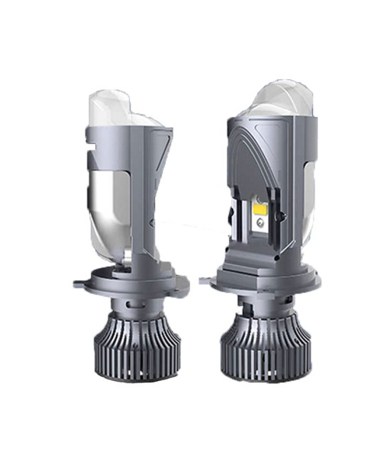 Car LED headlights H4H7 dual lens high beam cannonSuitable for Y9Pro car light modification accessoriesCross border exclusive supply