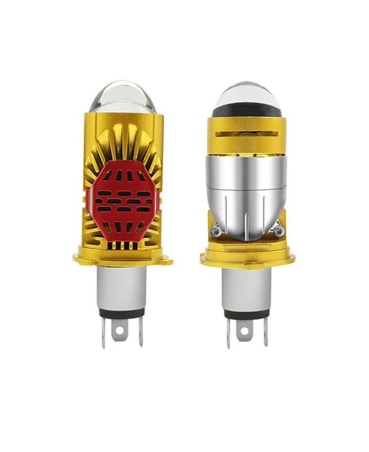 Car LED headlights H4H7 dual lens high beam cannonSuitable for Y9Pro car light modification accessoriesCross border exclusive supply