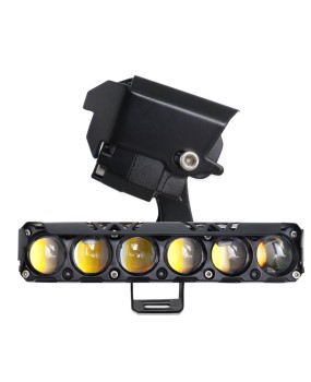 Six LED beads for external motorcycle spotlights, four eye lens for high and low beams, car lights, external off-road light casing