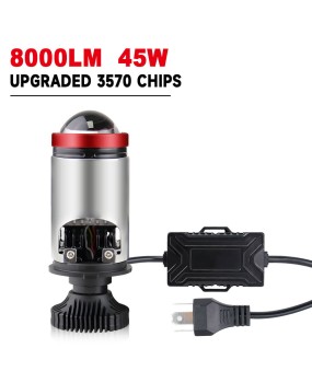 M01T car LED headlights H4 direct insertion lens headlights with built-in solenoid valve laser car lights modified headlights