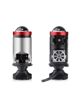 M01T car LED headlights H4 direct insertion lens headlights with built-in solenoid valve laser car lights modified headlights