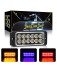 DXZ car LED side lights waterproof 12LED 36 multi-mode strobe flashing lights pickup decorative lights card lights