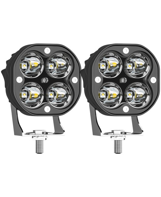 DXZ Automotive LED Work Light 4LED 40W Spotlight Modification Off road Light Engineering Vehicle Auxiliary Light