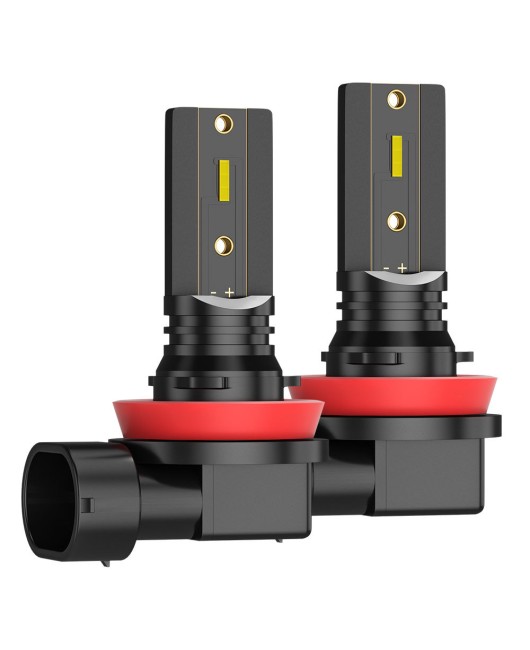 DXZ cross-border new car LED fog lights H8 H9 H11 30W 1860 light source LED headlights anti fog lights